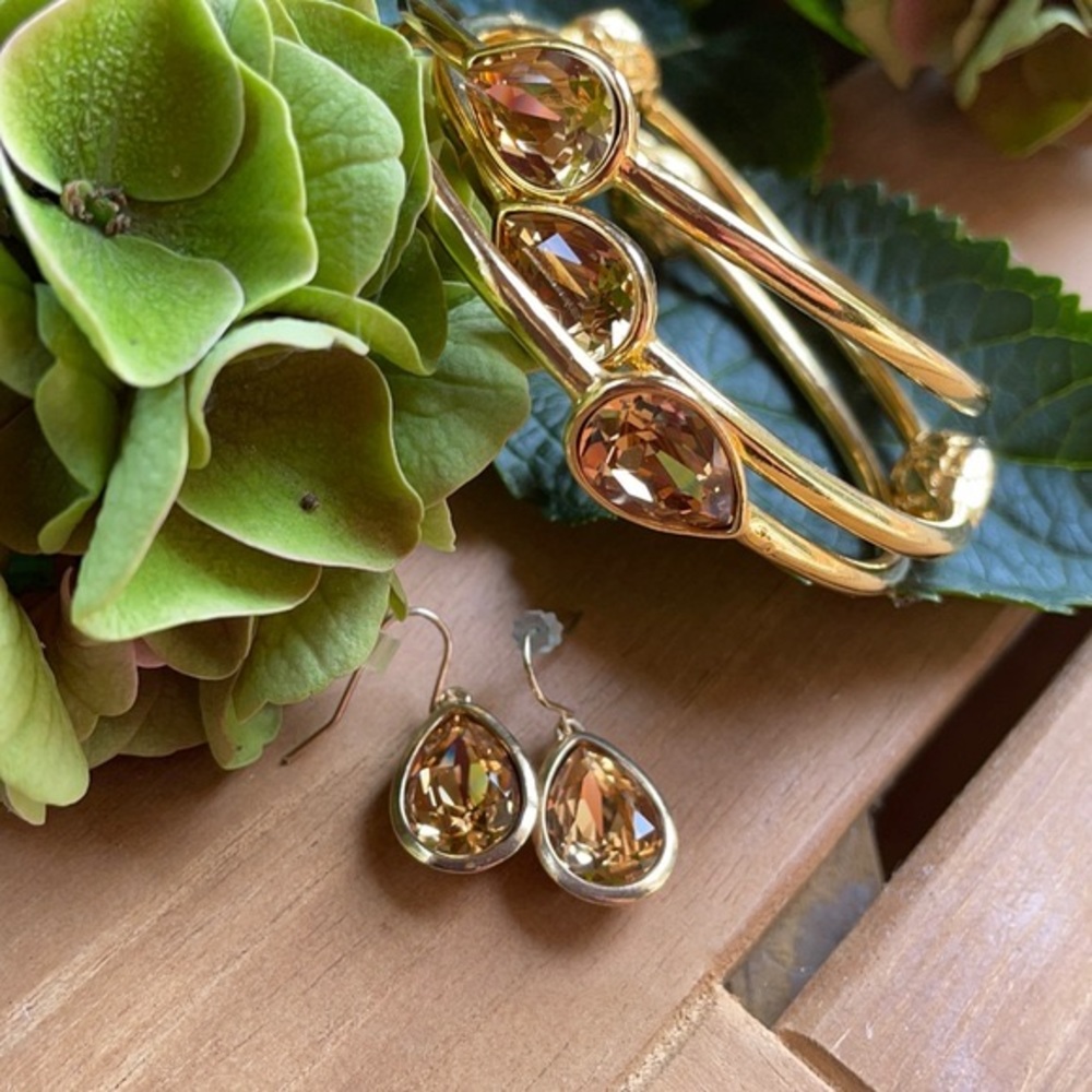 White House Black Market Earrings & Bracelet Set